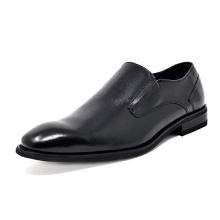 Wholesale Business Formal Square Toe Slip-on Leather Dress Shoes for Men